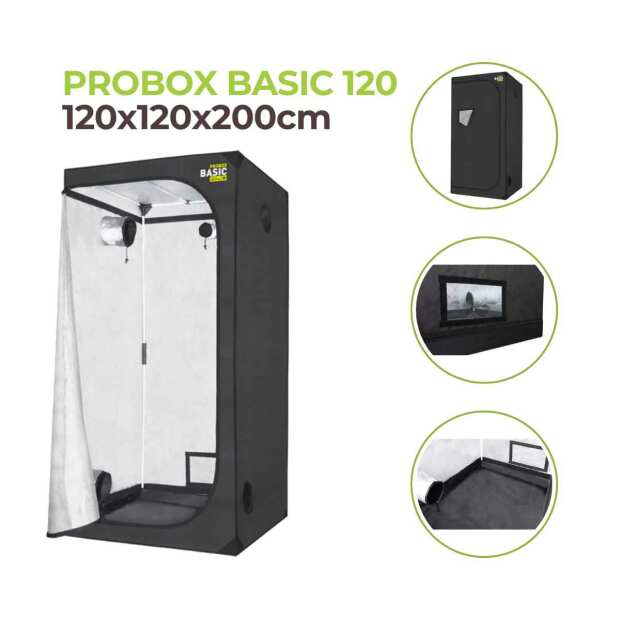 Growbox 120x120x200 cm | PROBOX BASIC 120 | Garden Highpro