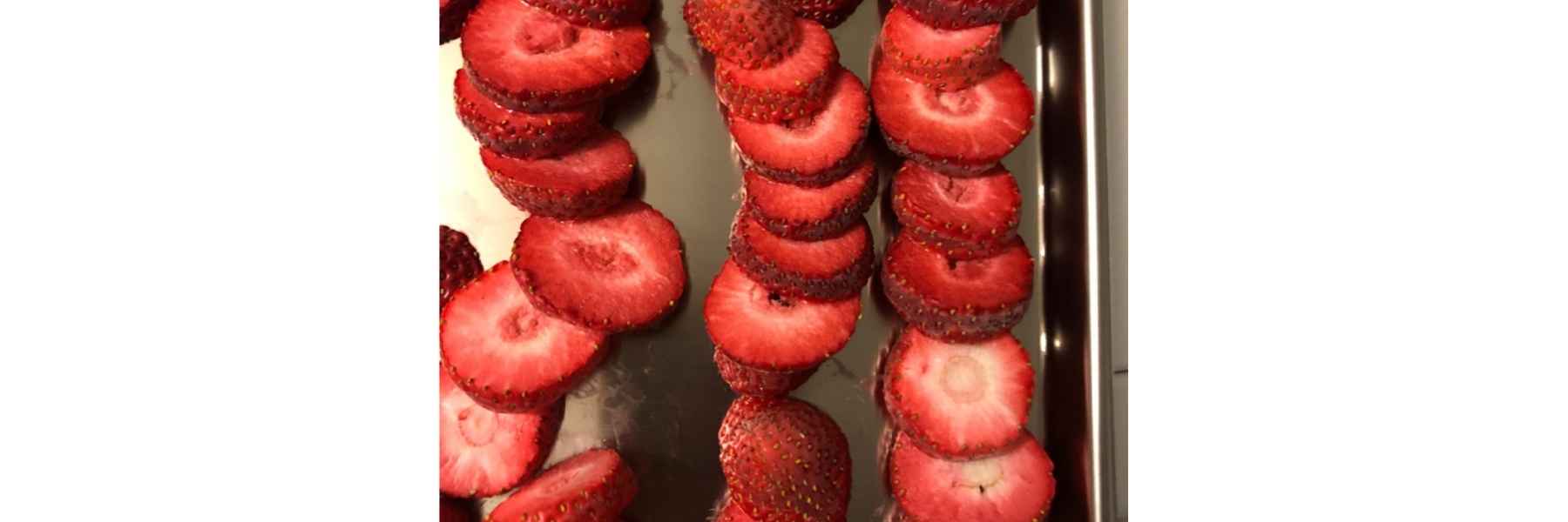 gefriergetrocknete Erdbeeren