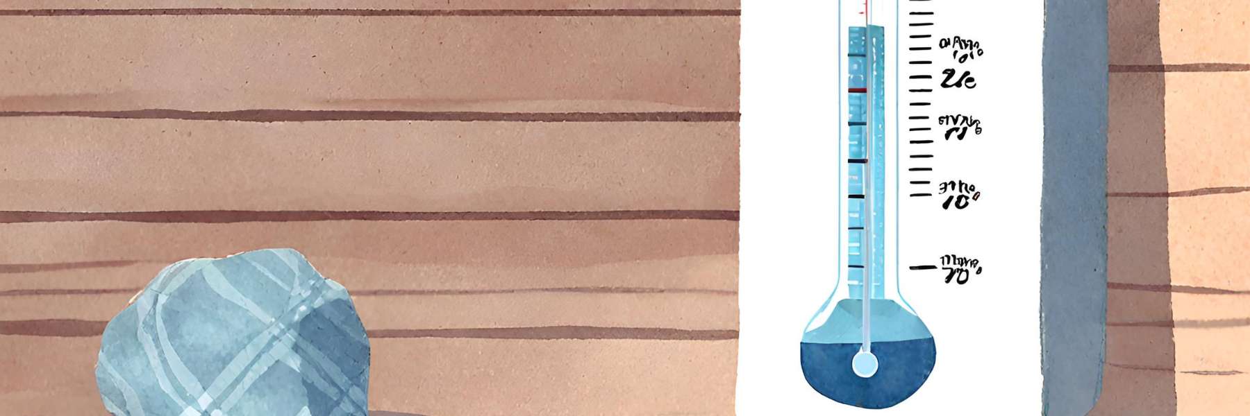 Hygrometer im Aquarell-Stil