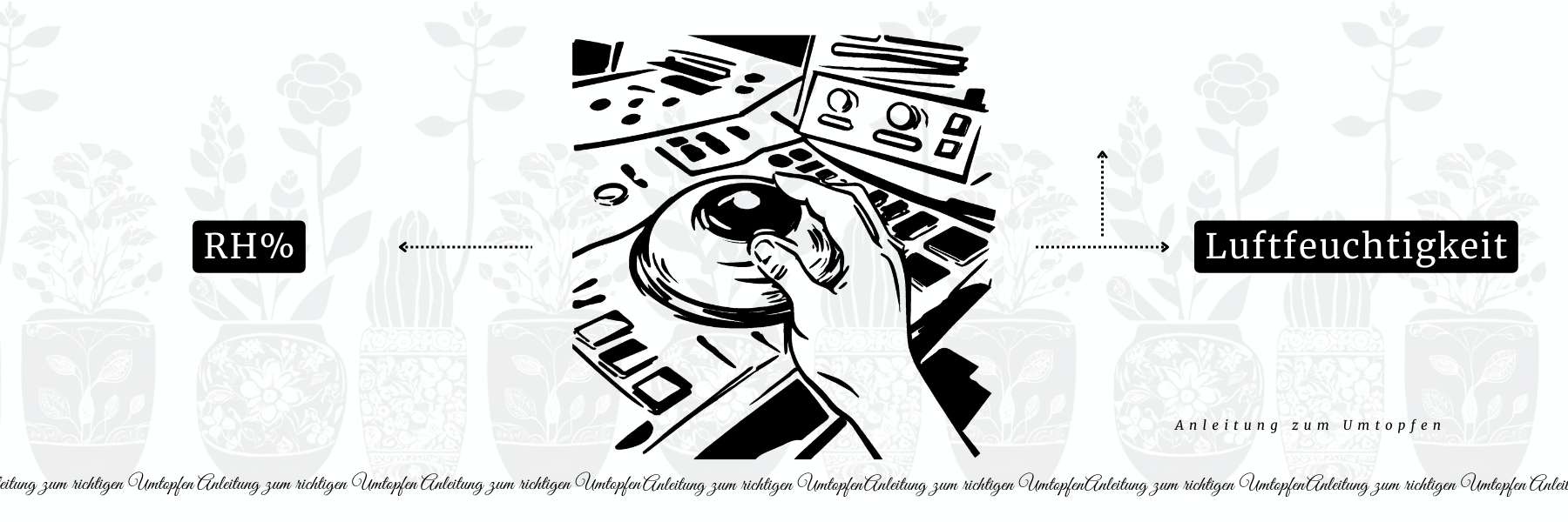 Grafik von einer Hand die an einem Regler dreht